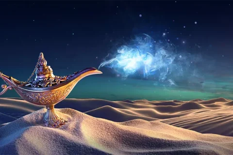 Arabian nights Aladdin background